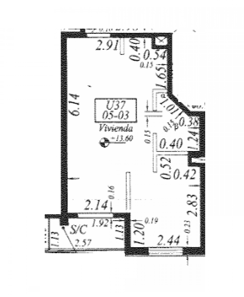 DEPTO. 1 DORMITORIO